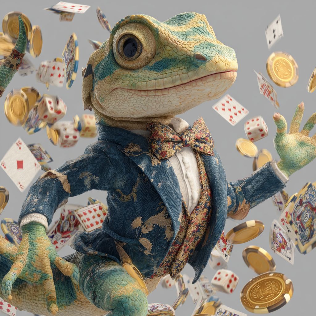 Happy baby elephant surrounded by flying golden coins, celebrating winnings at WW555 online casino